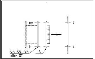 Bølgefelle NORFO SL 261 20 Ghz Montering5 1