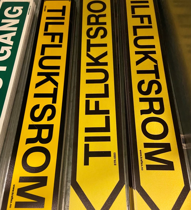 Tilfluktsrom Skilt1