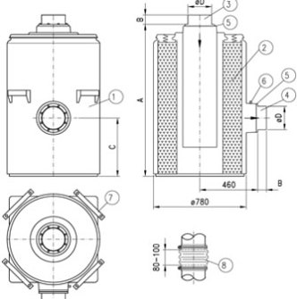 H2S Filter GF Med IVP Kull (2)