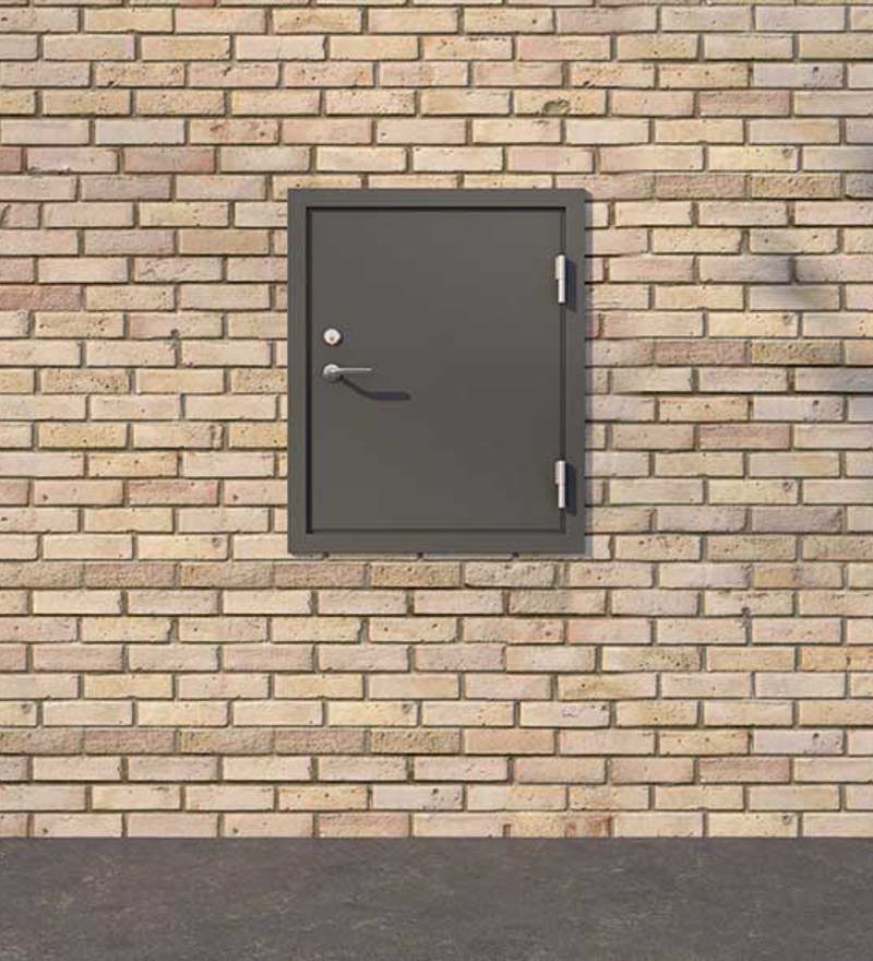 Brannluke ytterluke enfløy i stål fra AS Norfo