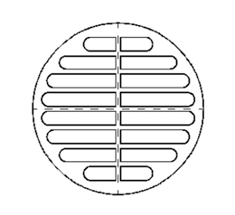 Gitterdeksel Type AS til tilfluktsrom - fra Norfo
