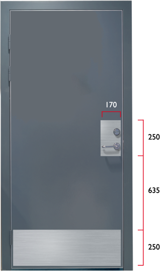 Sparkskydd 03 Thermod Røntgendør fra Norfo