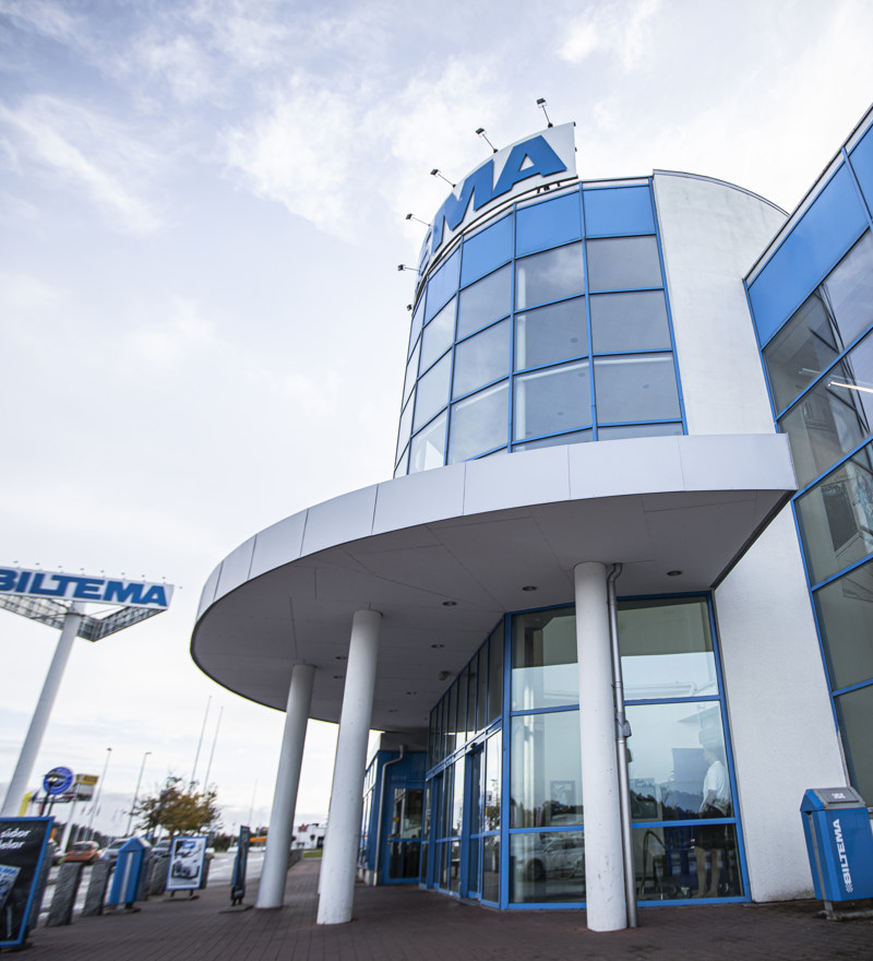 Stålprofildører isolerte Biltema Stålprofil bygg utenfra - AS Norfo