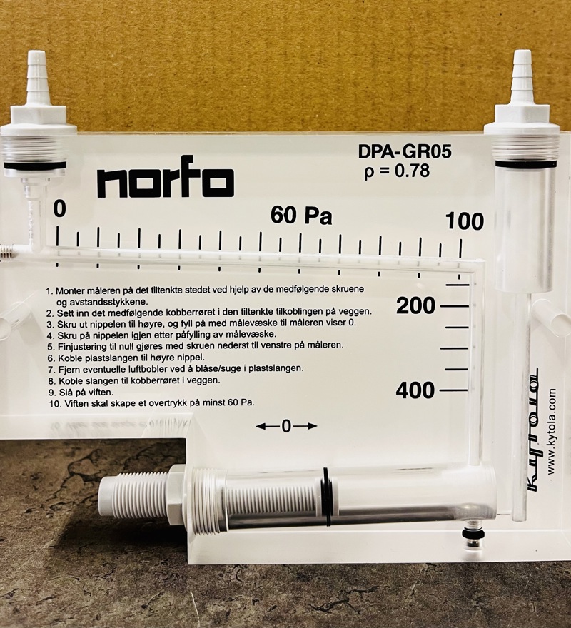 Overtrykksmåler NORFO