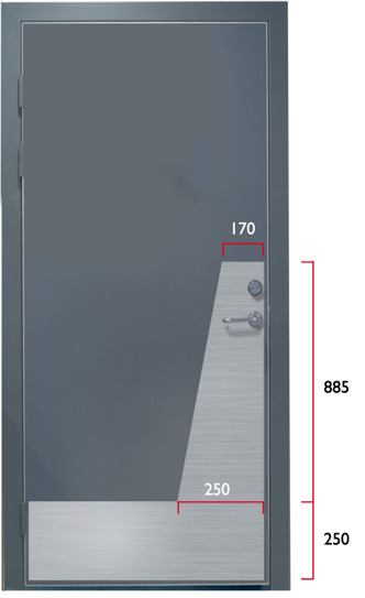 Sparkskydd 05 Thermod Røntgendør fra Norfo