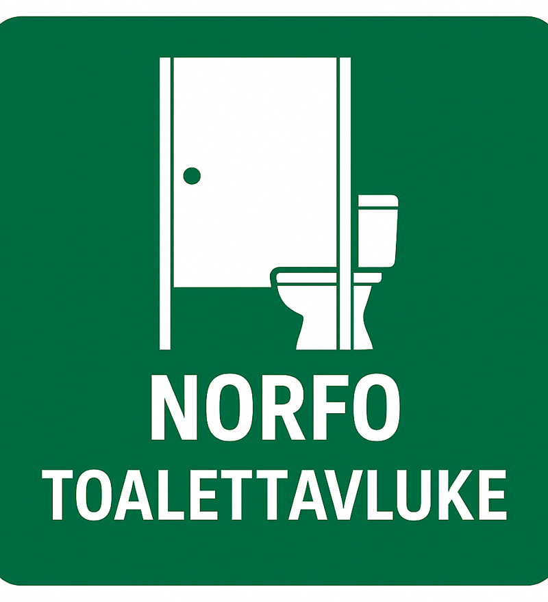 Norfo Toalettavlukke Symbol